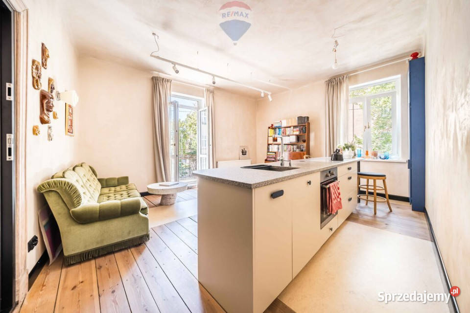 Stylowe mieszkanie biuro kamienica balkon Łazarz Piętro 1 Poznań