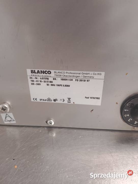 PODGRZEWACZ DO TALERZY WPUSZCZANY W BLAT BIANCO Gastronomia Wrocław