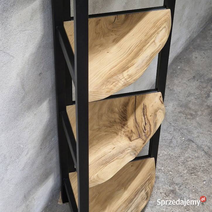Regał NA WYMIAR narożny DĄB dębowy loft