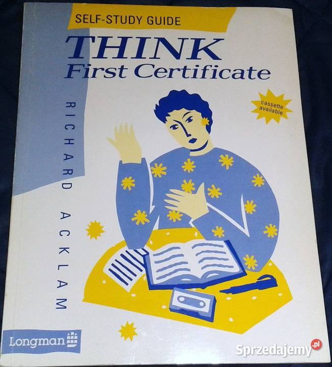 Think First Certificate Richard Acklam lubelskie Chełm sprzedam
