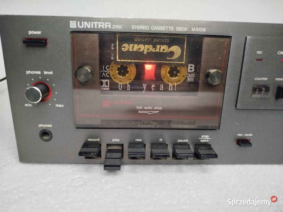 Magnetofon Stereo Deck Unitra ZRK M9108 Zgierz