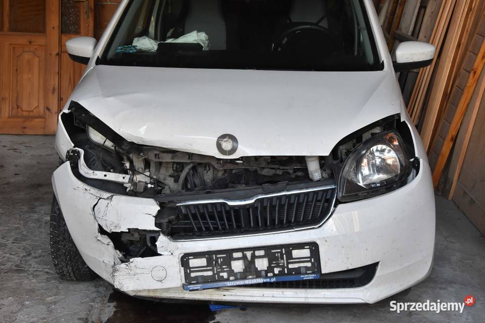 Skoda Citigo 10 2014 r 60 uszkodzona benzyna Wołomin