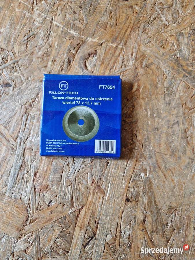 TARCZA DIAMENTOWA DO OSTRZAŁKI OSTRZENIA WIERTEŁ Głogowa