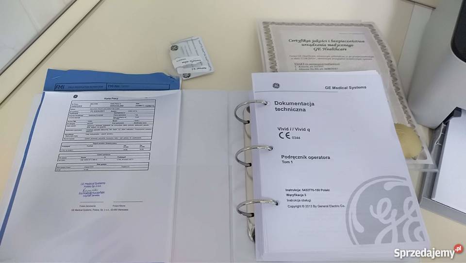 Echokardiograf Vivid I aparat ekg kozetki pomorskie Gdynia