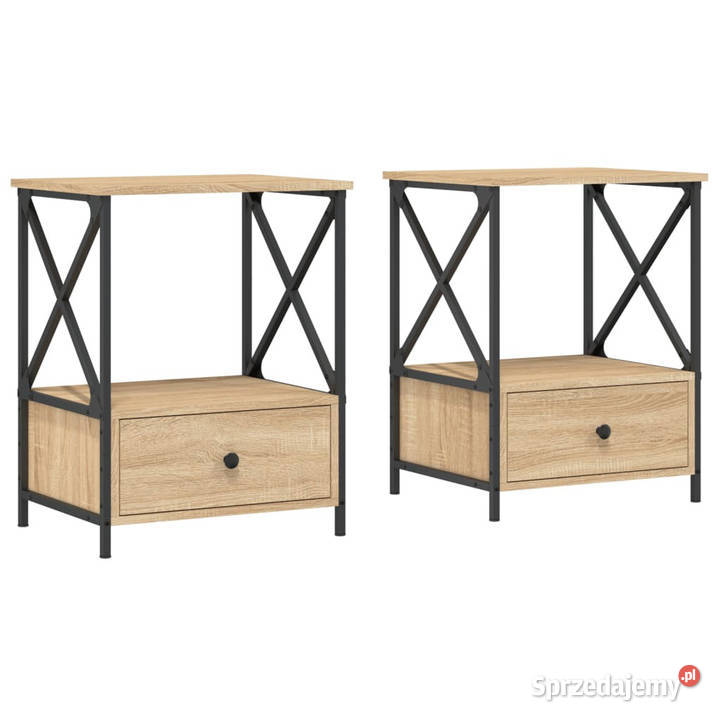 Stoliki nocne 2 dąb sonoma 50x41x65 WM826086