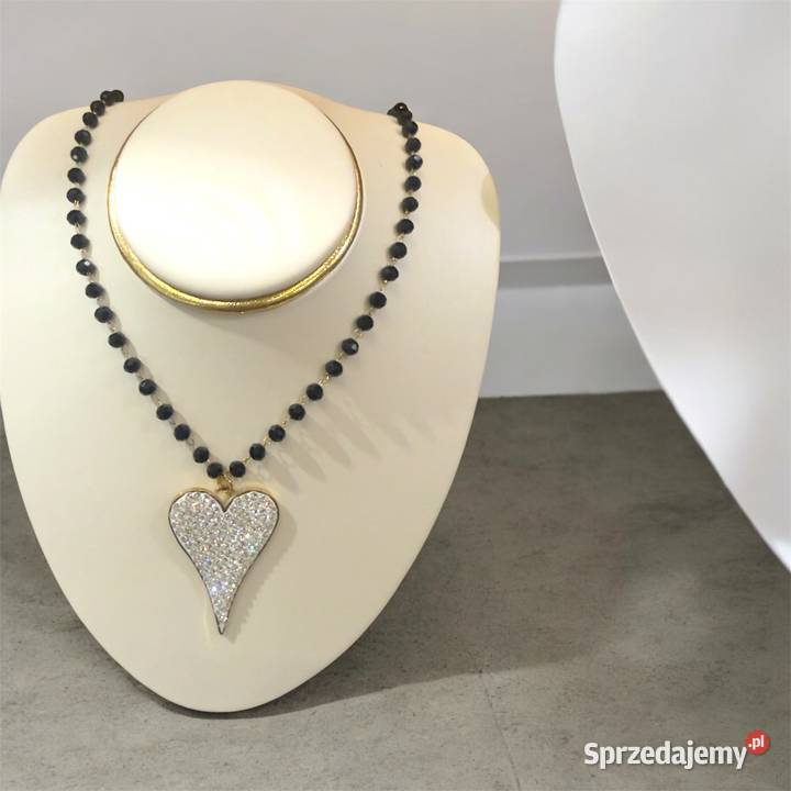 Elegancki komplet damski Naszyjnik Kolczyki