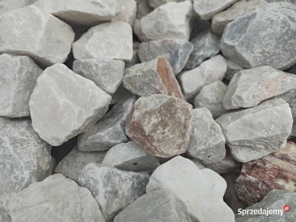 Kamień Biały do gabionu Marmurowy 60100 Gabion Oświęcim
