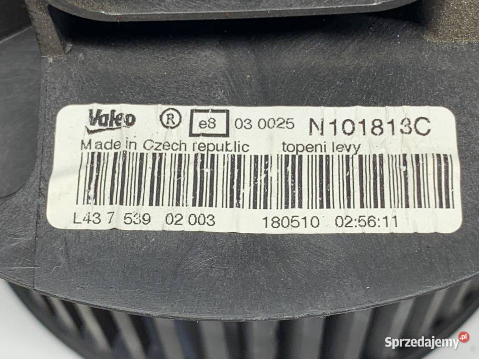 DMUCHAWA NAWIEWU CITROEN C1 N101813C WENTYLATOR sprzedam