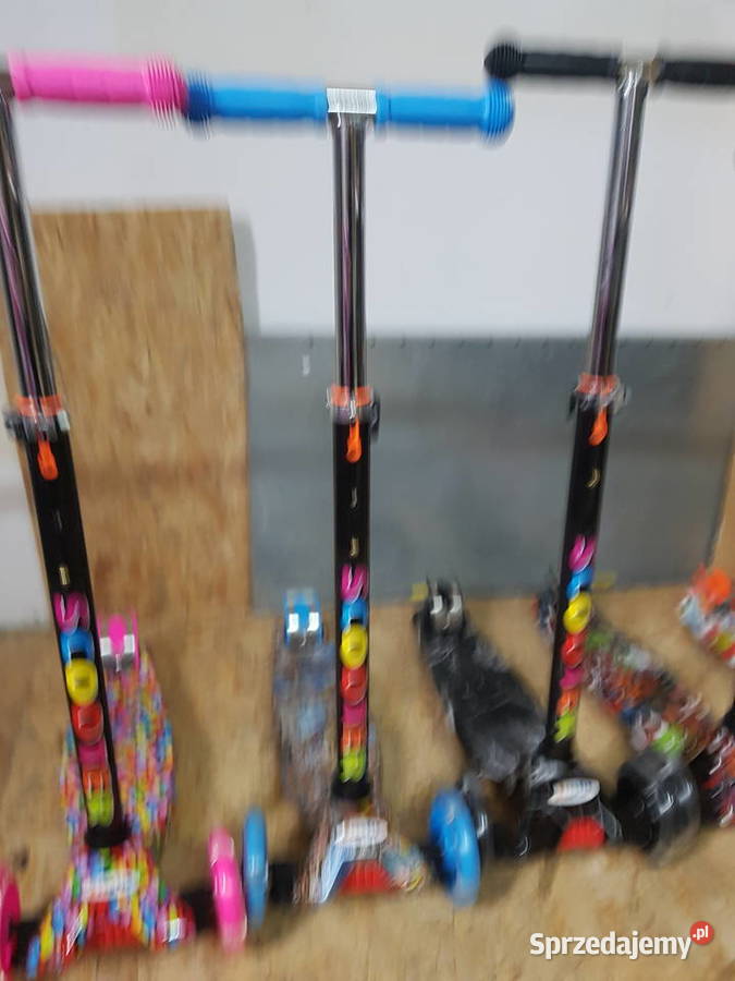 HULAJNOGA TRÓJKOŁOWA BALANSOWA KOŁA LED kolorowa Głogowa sprzedam