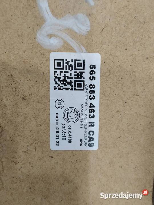 PODŁOGA BAGAŻNIKA DYWAN WYKŁADZINA 565863463R