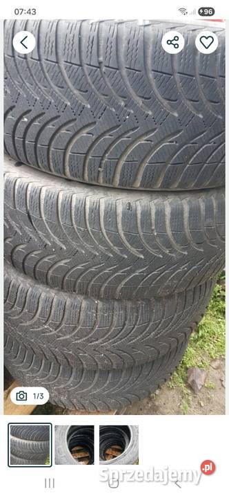 Opona 225 50 R 17 Michelin Alpin A4 Zima Winter Ostrzeszów sprzedam