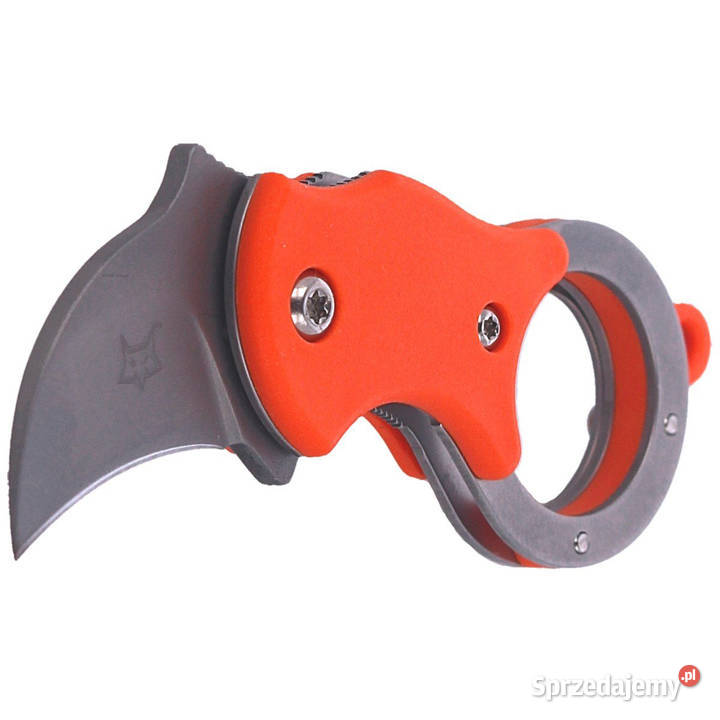Nóż składany FOX Karambit MiniKA FRN Orange Bead Akcesoria, narzędzia i noże