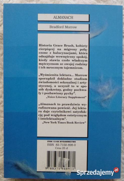 Almanach Bradford Morrow Proza i poezja Warszawa