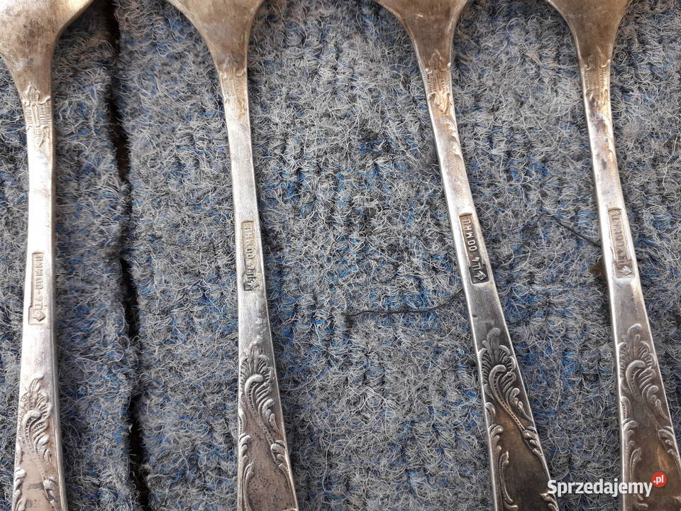 Sztućce Meh Rosja posrebrzane śląskie