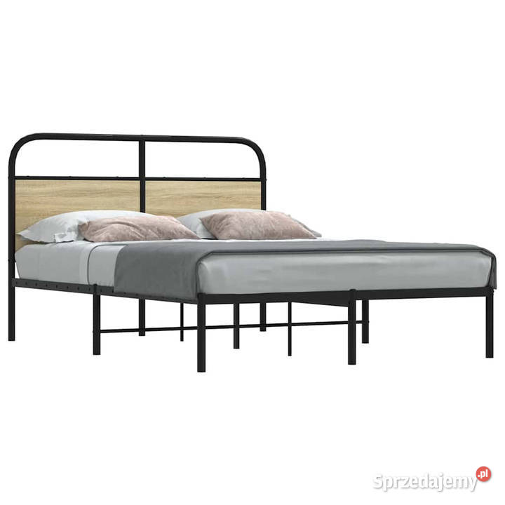 Łóżko bez materaca dąb sonoma 140x200 WM4100259 mazowieckie