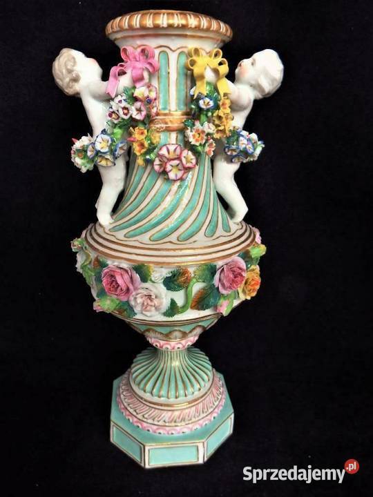 Amfora z XIX w Sevres czy Meissen Porcelana i szkło Gdańsk