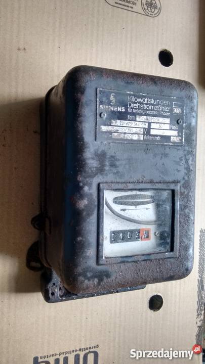 Licznik energii elektrycznej Simens 1939r 657 podkarpackie Stalowa Wola