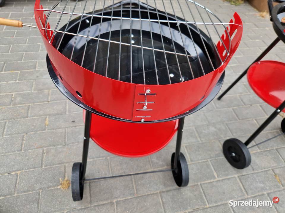 GRILL WĘGLOWY OKRĄGŁY RUCHOMY śr 44 wy73 wielkopolskie