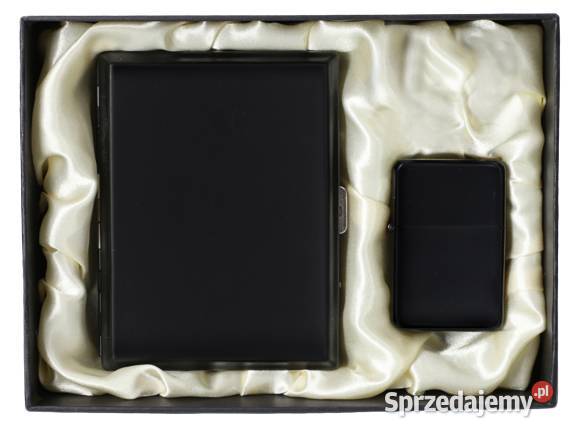 Zestaw Prezentowy Zapalniczka Papierośnica Ostrowy nad Okszą