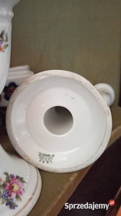 Świecznik Syg Erdmann Schlegelmilch 1861 ES Gdańsk