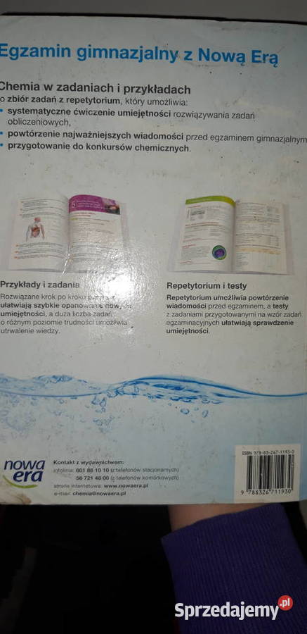 chemia Nowa Era zbiór zadań książki Warszawa