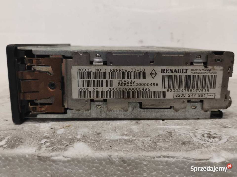 RADIO RENAULT LAGUNA 8200247961 Sprzęt audio fabryczny