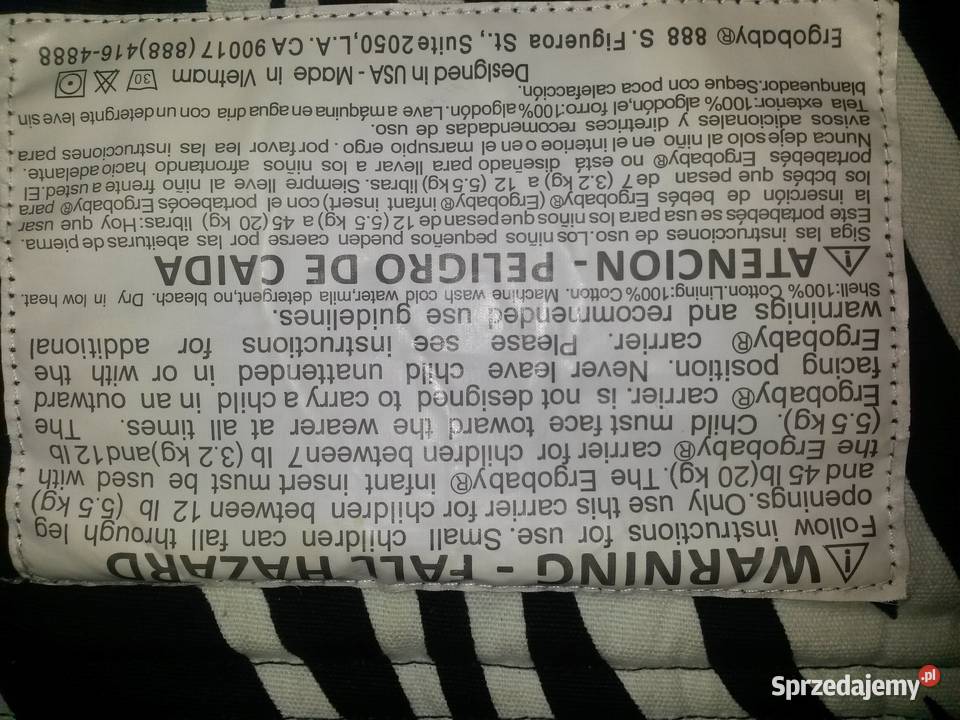 NOSIDEŁKO DZIECIĘCE PJ N2 ERGO NOMIC BIODROWE Poznań