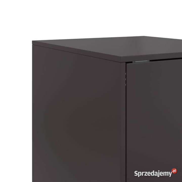 Szafka czarna 345x39x73 stal WM841709 mazowieckie Warszawa sprzedam
