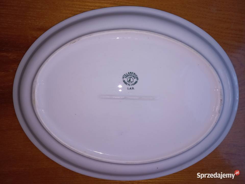 Półmisek PRL porcelana Lubiana Społem nieużywany