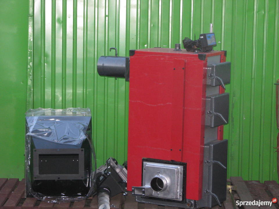 Kocioł kotły CO piec piece z podajnikiem 12 kW Węgorzewo sprzedam
