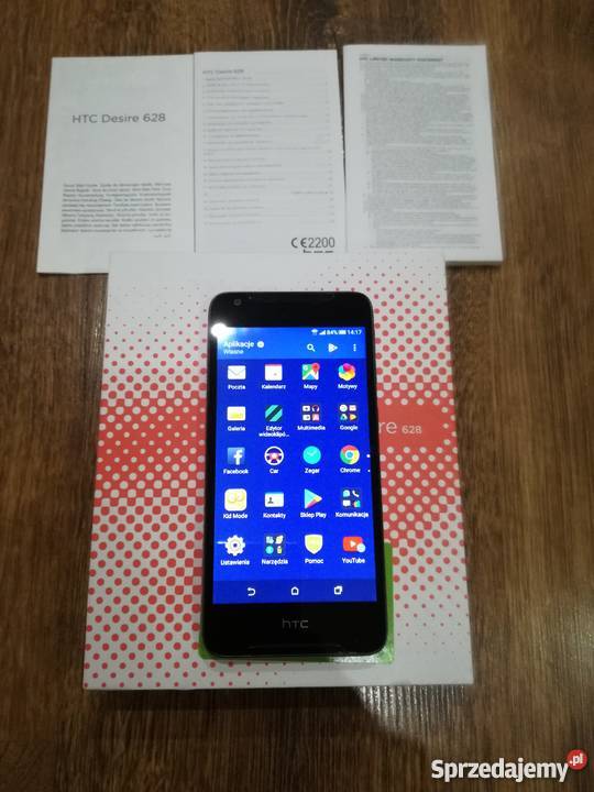 Sprzedam Smartfon HTC DESIRE 628 NOWY Dobra Radio HTC/SPV Grudziądz