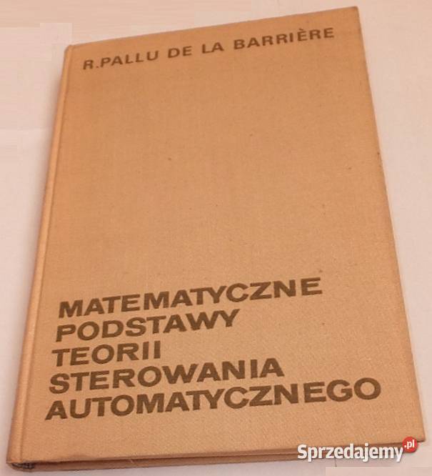MATEMATYCZNE PODSTAWY TEORII STEROWANIA matematyka, statystyka świętokrzyskie Sandomierz