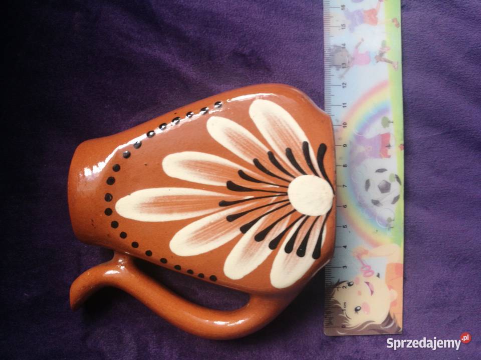 Pijałka fajans stara ceramika Choszczno