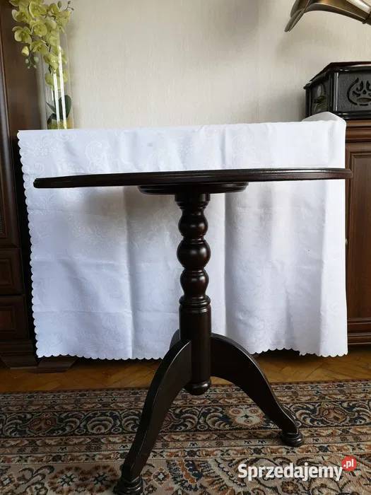 Stolik kawowy na jednej nodze stan