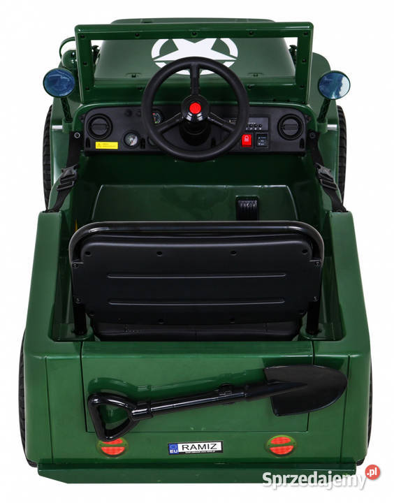 Autko Wojskowe Retro dzieci Zielony Napęd 4x4 Łopuszno