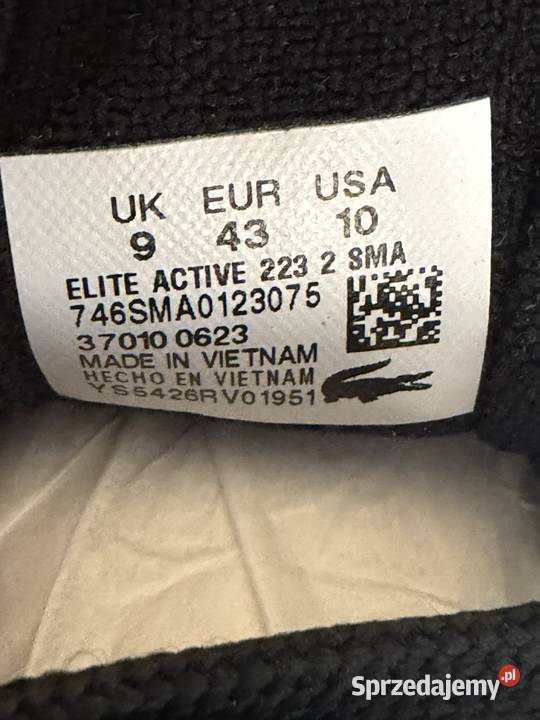 ButySneakersy Lacoste Elite Active 223 mazowieckie Warszawa