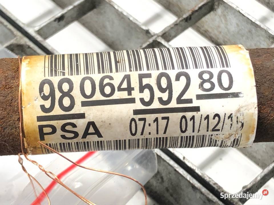 PÓŁOŚ PRAWY PRZÓD CITROEN C3 PICASSO 9806459280 Półosie sprzedam