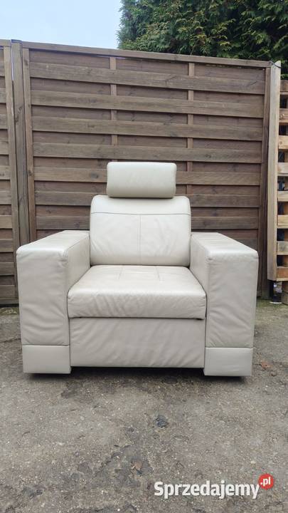 Komplet skórzany Meblomak kanapa z funkcją Warszawa