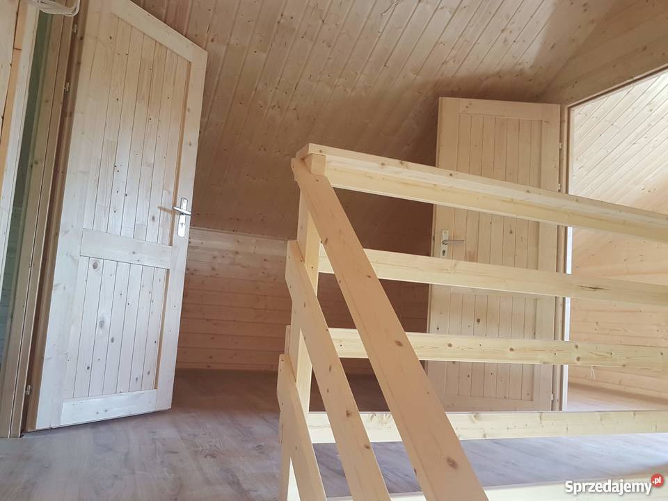 DOM domek drewniany letniskowy z bali MADAGASKAR Pozostałe