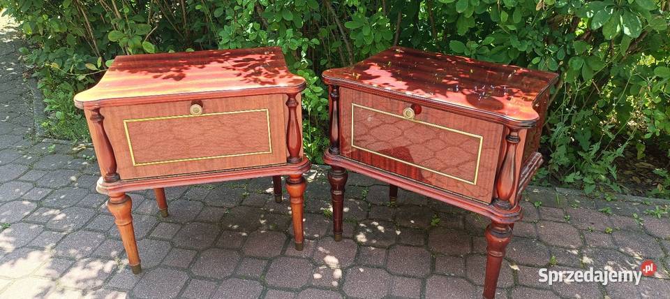 Piękne szafki nocne Vintage PRL Ludwikowskie Warszawa sprzedam