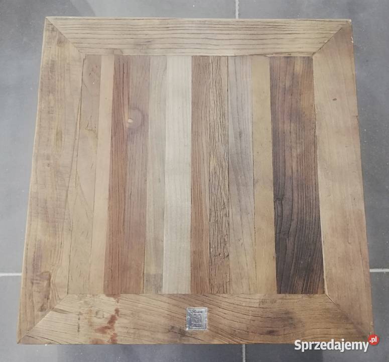 Rivira Maison Stół kawowy drewno wiązowe 60x 39 39cm Tarnów sprzedam