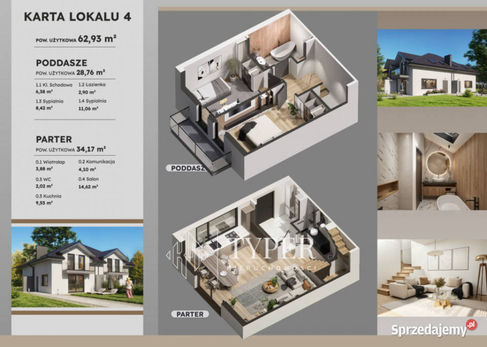 Nowe mieszkania w Koszycach Wielkich pustak małopolskie sprzedam