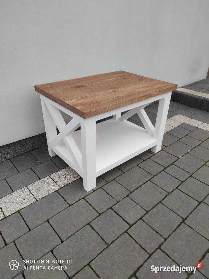 Stolik kawowy lite drewno Stoły, krzesła, biurka Szadek sprzedam