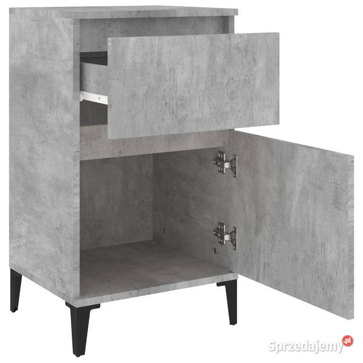 Szafka nocna szarość betonu 40x35x70 WM819716 sprzedam