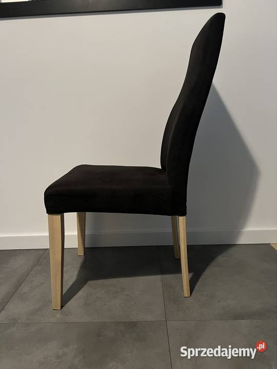 komplet 4 krzeseł tapicerowanych w kolorze mazowieckie Sokołów Podlaski