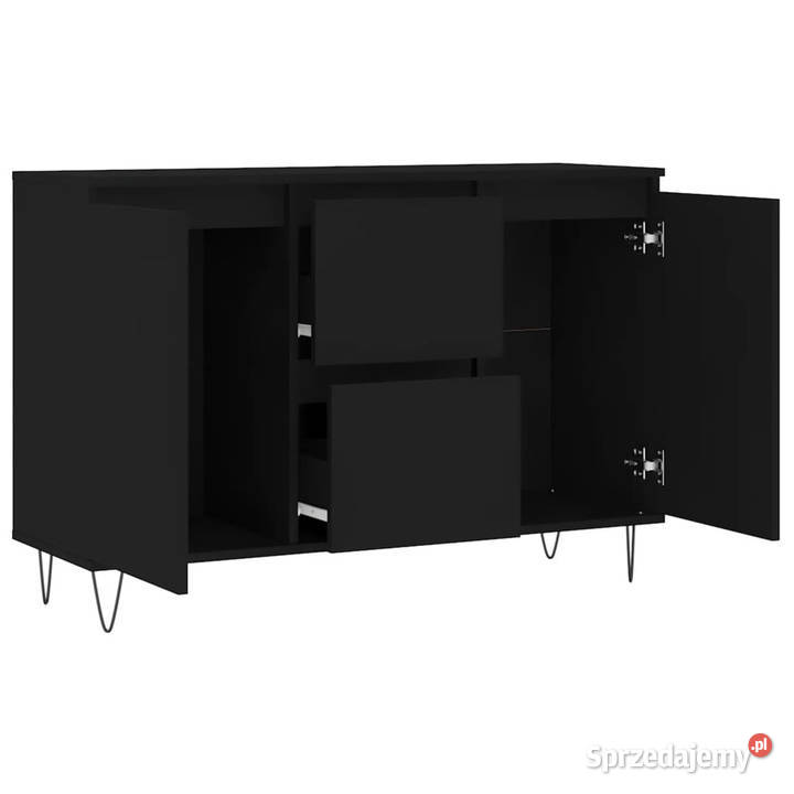 Szafka czarna 104x35x70 materiał drewnopochodny mazowieckie Warszawa sprzedam