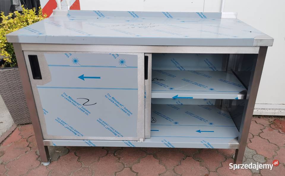 Stół gastronomiczny 14060x85 zabudowany wielkopolskie Słupia Kapitulna