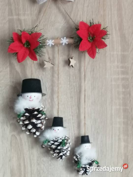 Zawieszki świąteczne z uroczymi bałwankami Boże Narodzenie sprzedam