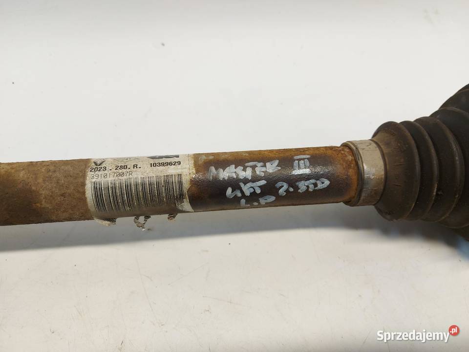 Renault Master III LIFT półoś półośka lewa przód osobowe