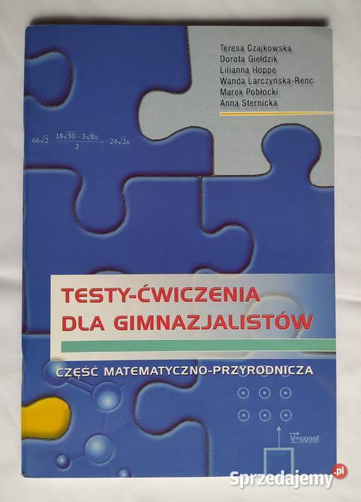 TESTY ĆWICZENIA gimnazjum MATEMATYCZNO Podręczniki Hajnówka
